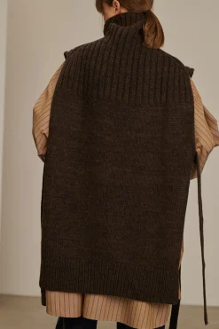 Sale Soeur pull biarritz marron