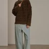 Clearance Soeur pull bidart marronchiné/charbon