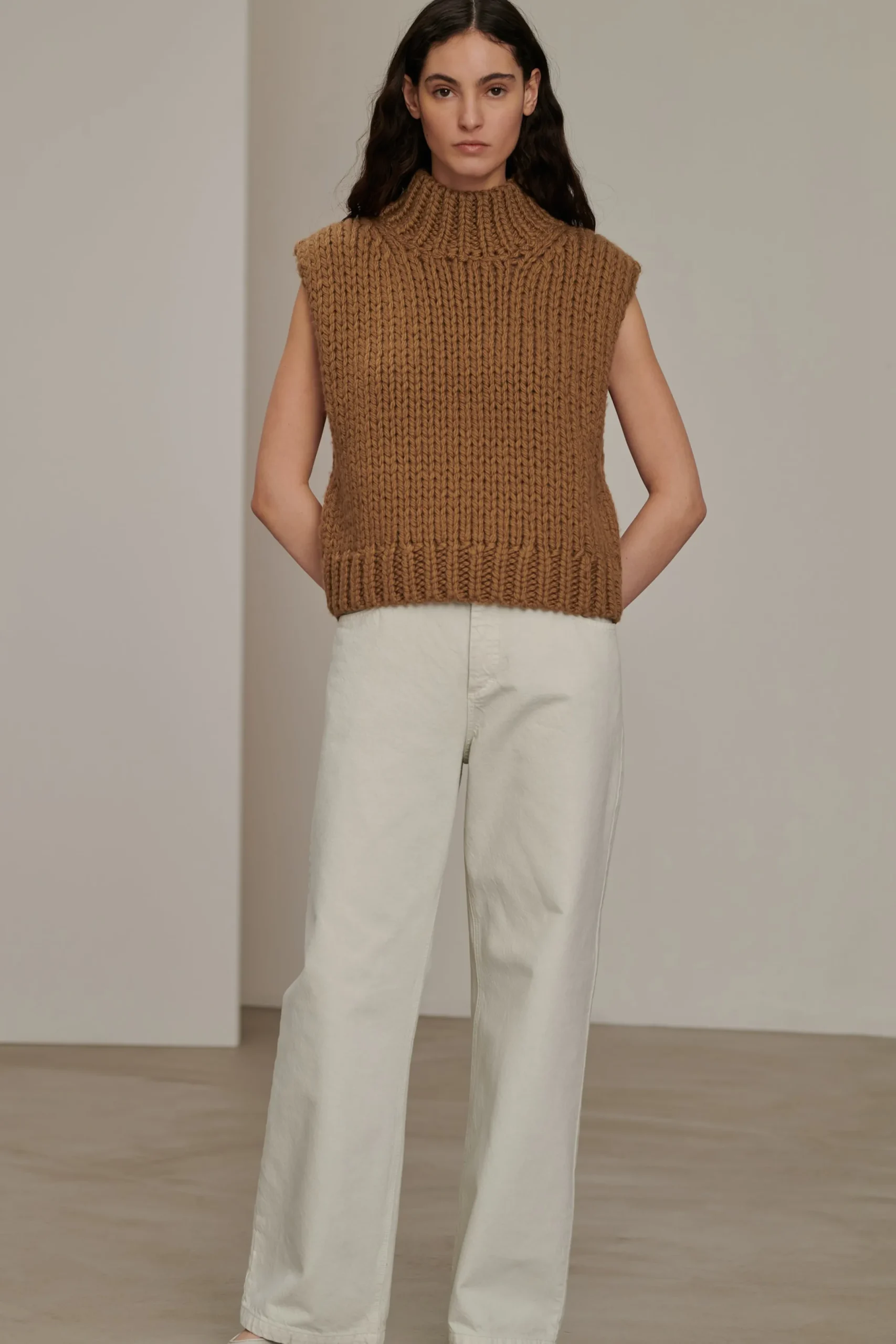 Clearance Soeur pull brett châtain