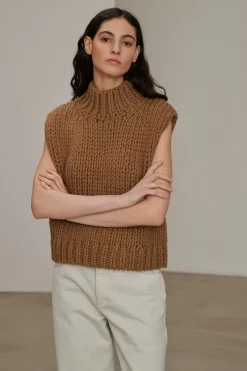 Clearance Soeur pull brett châtain