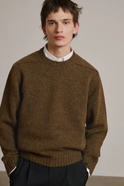 Hot Soeur pull isamu marronchiné