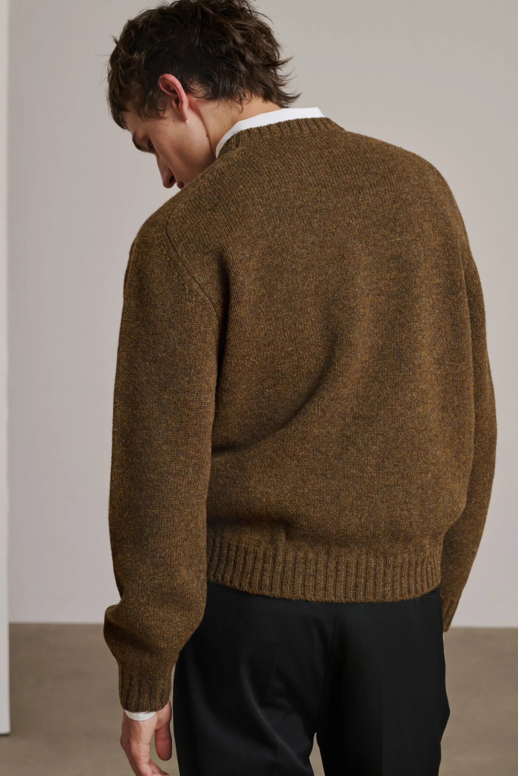 Hot Soeur pull isamu marronchiné