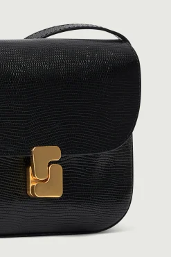 Hot Soeur sac bellissima mini noirlézard