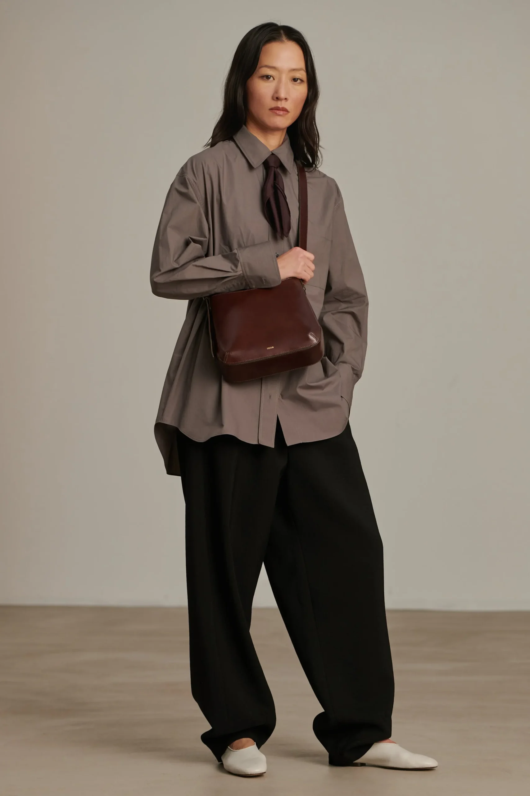 New Soeur sac bora marron