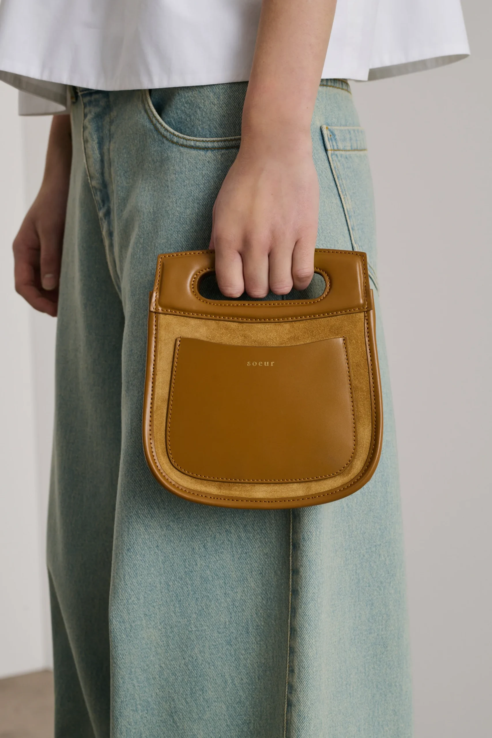 Online Soeur sac cheri mini camel/ocre