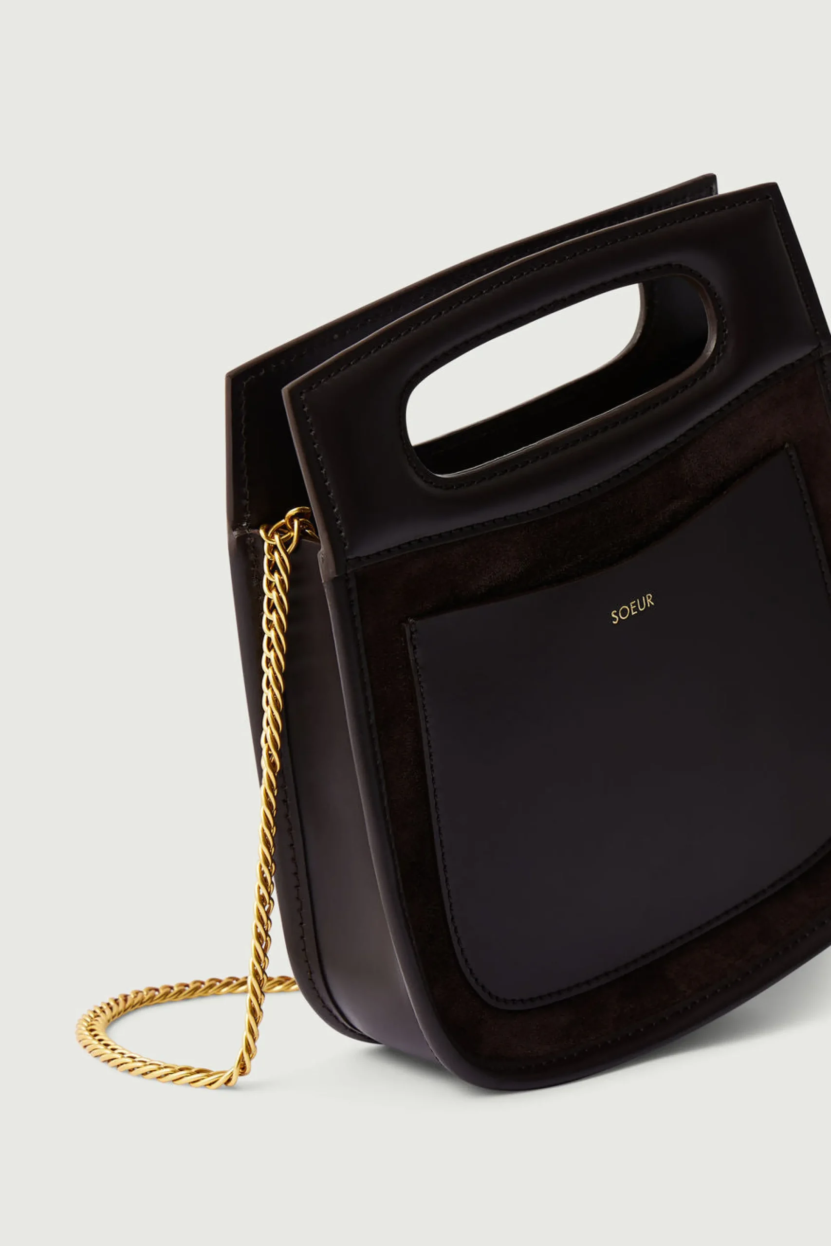 Online Soeur sac cheri mini marronfoncé