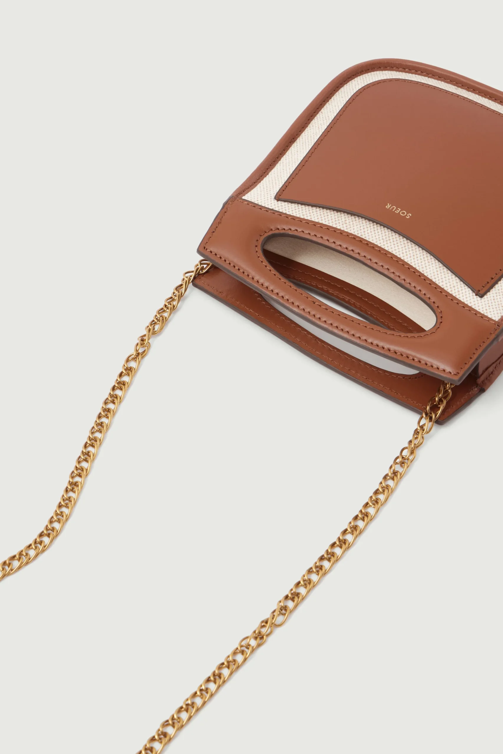 Outlet Soeur sac cheri mini écru/naturel