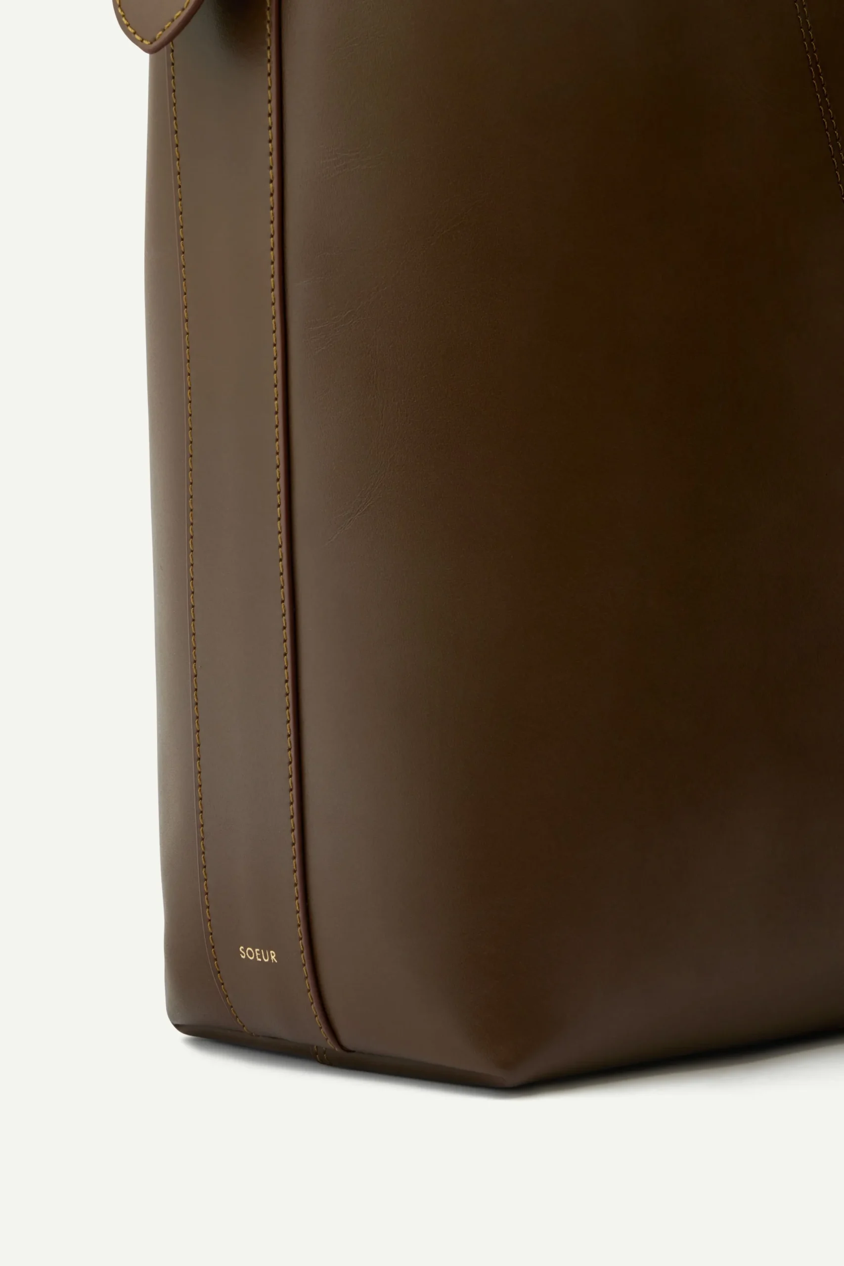 New Soeur sac saudade taupe/cognac