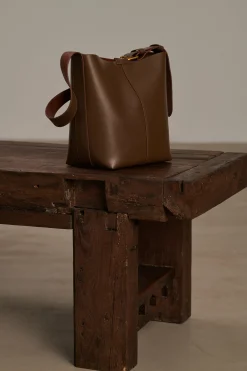 New Soeur sac saudade taupe/cognac