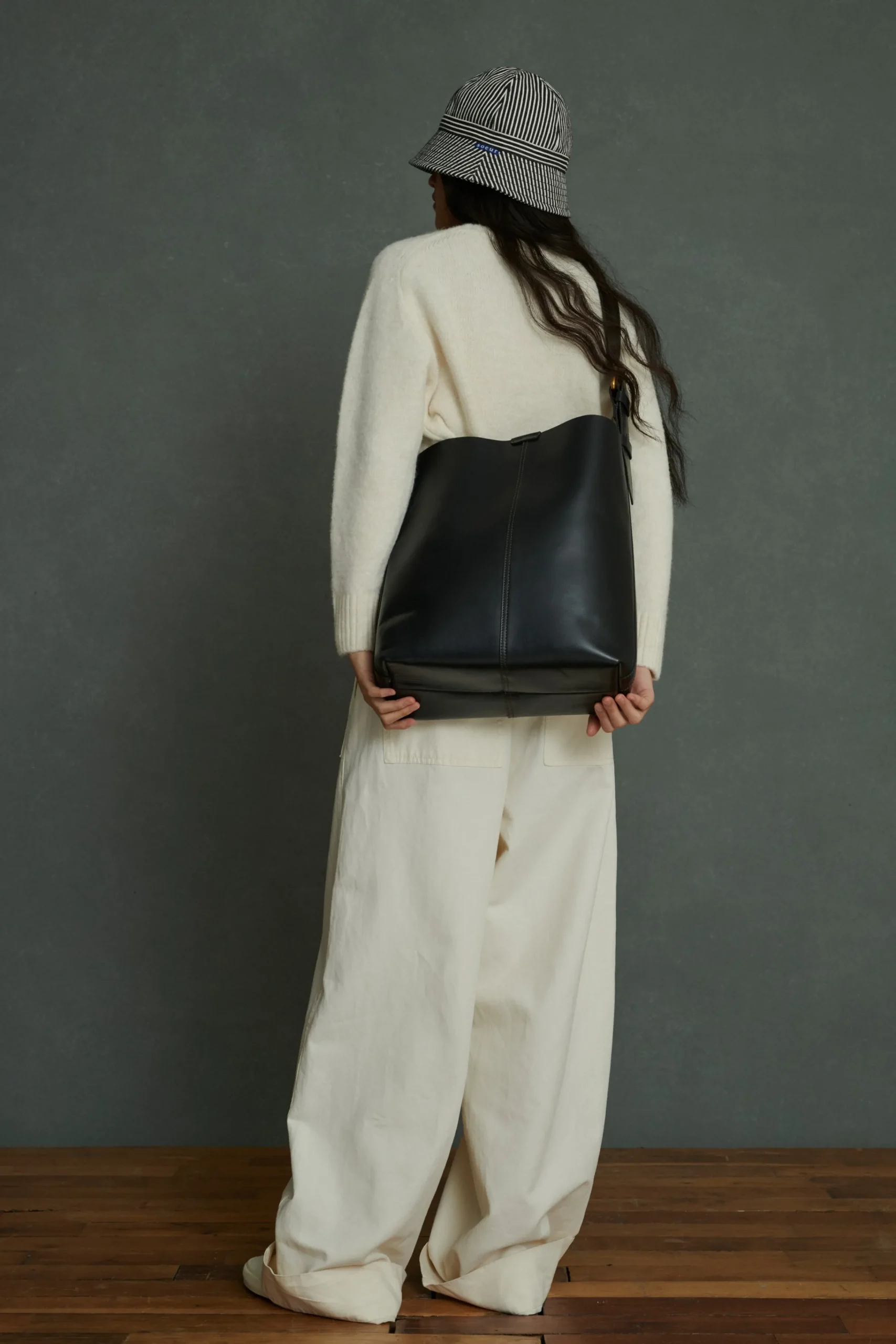 Clearance Soeur sac saudade noir/cognac