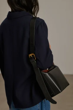 New Soeur sac solstice noir/cognac