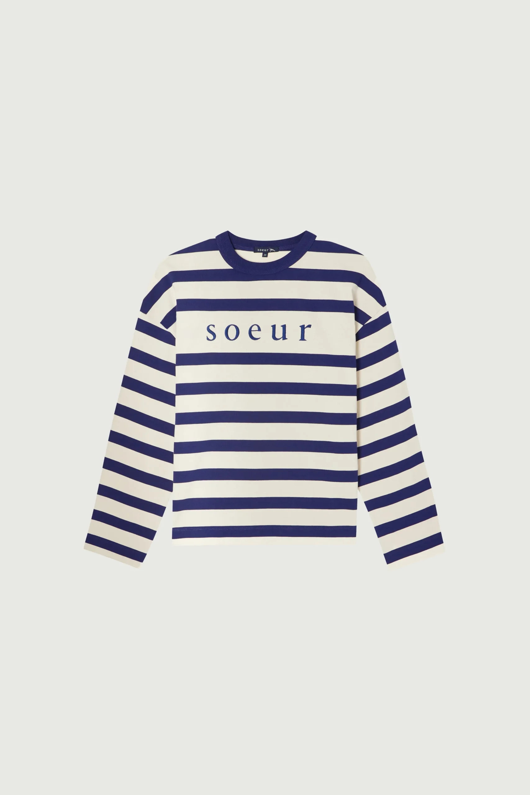 Best Soeur tee-shirt archie écru/marine