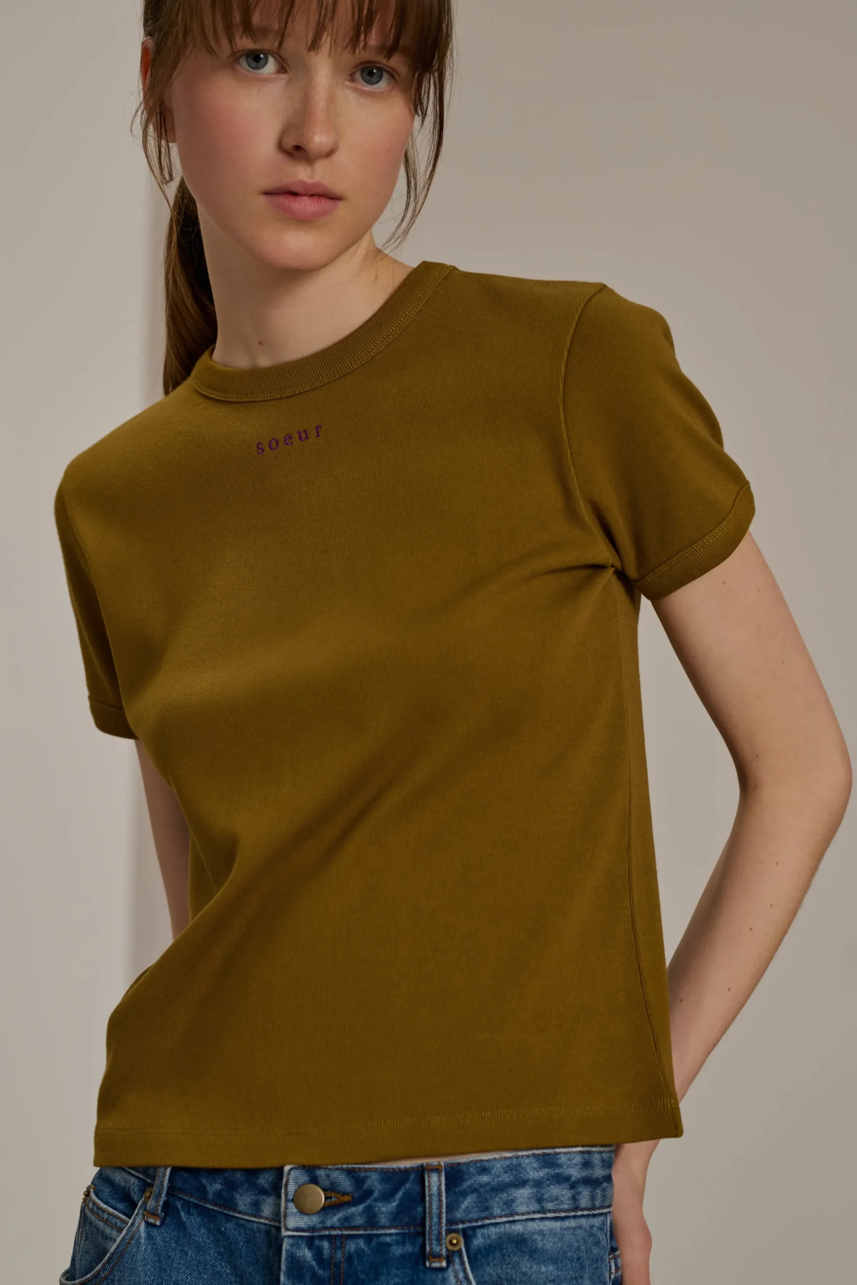 Discount Soeur tee-shirt aristide bronze