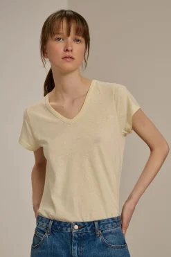 Discount Soeur tee-shirt dominique ecru
