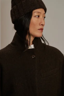 Online Soeur veste claude marronchiné