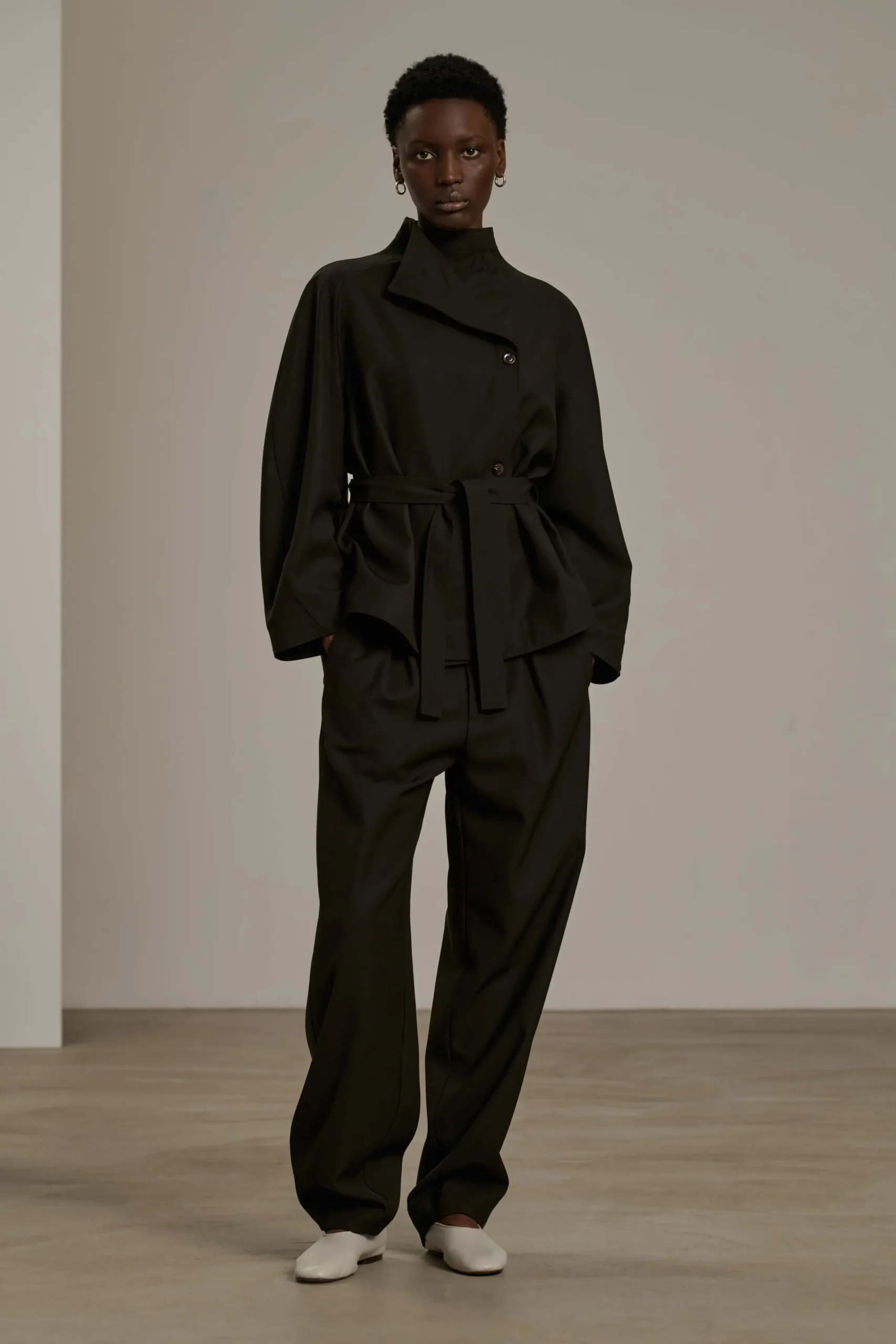 Hot Soeur veste theia kakifoncé