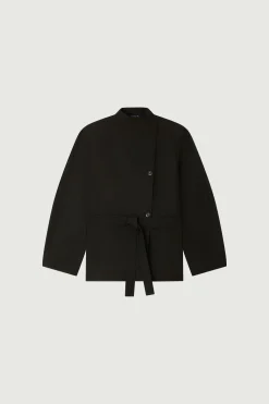 Hot Soeur veste theia kakifoncé